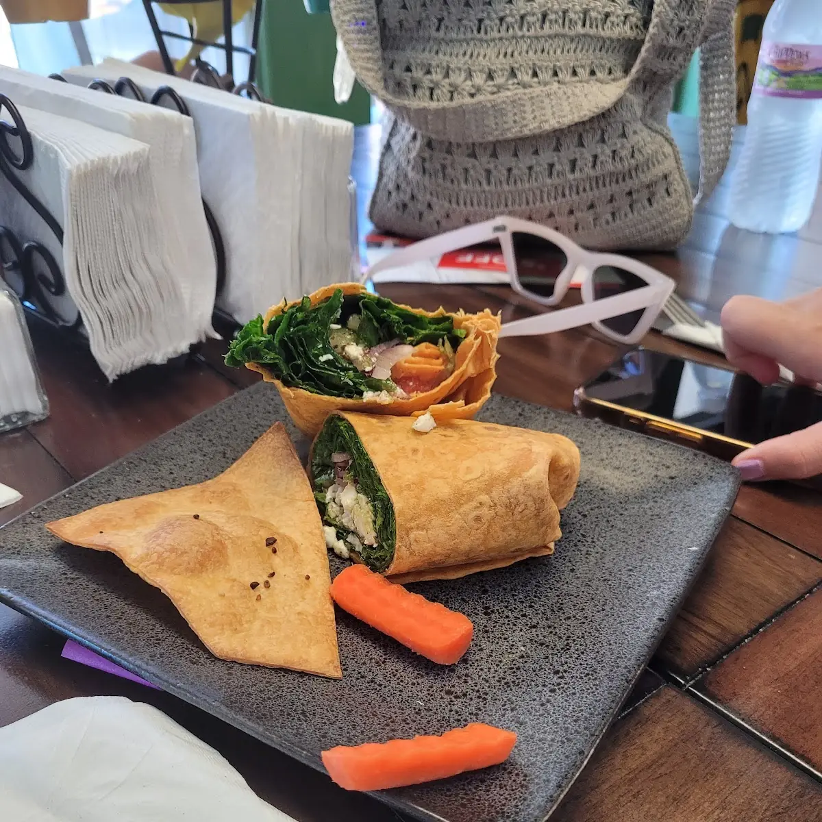 Spinach Chicken Wrap