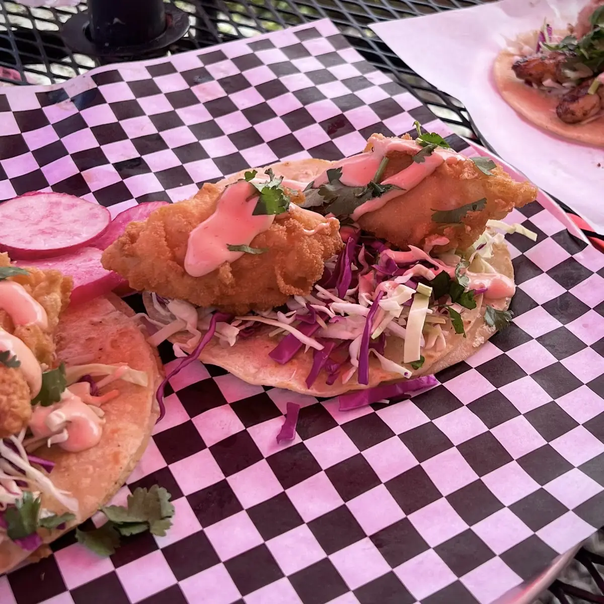 Fish Tacos and Shrimp Tacos