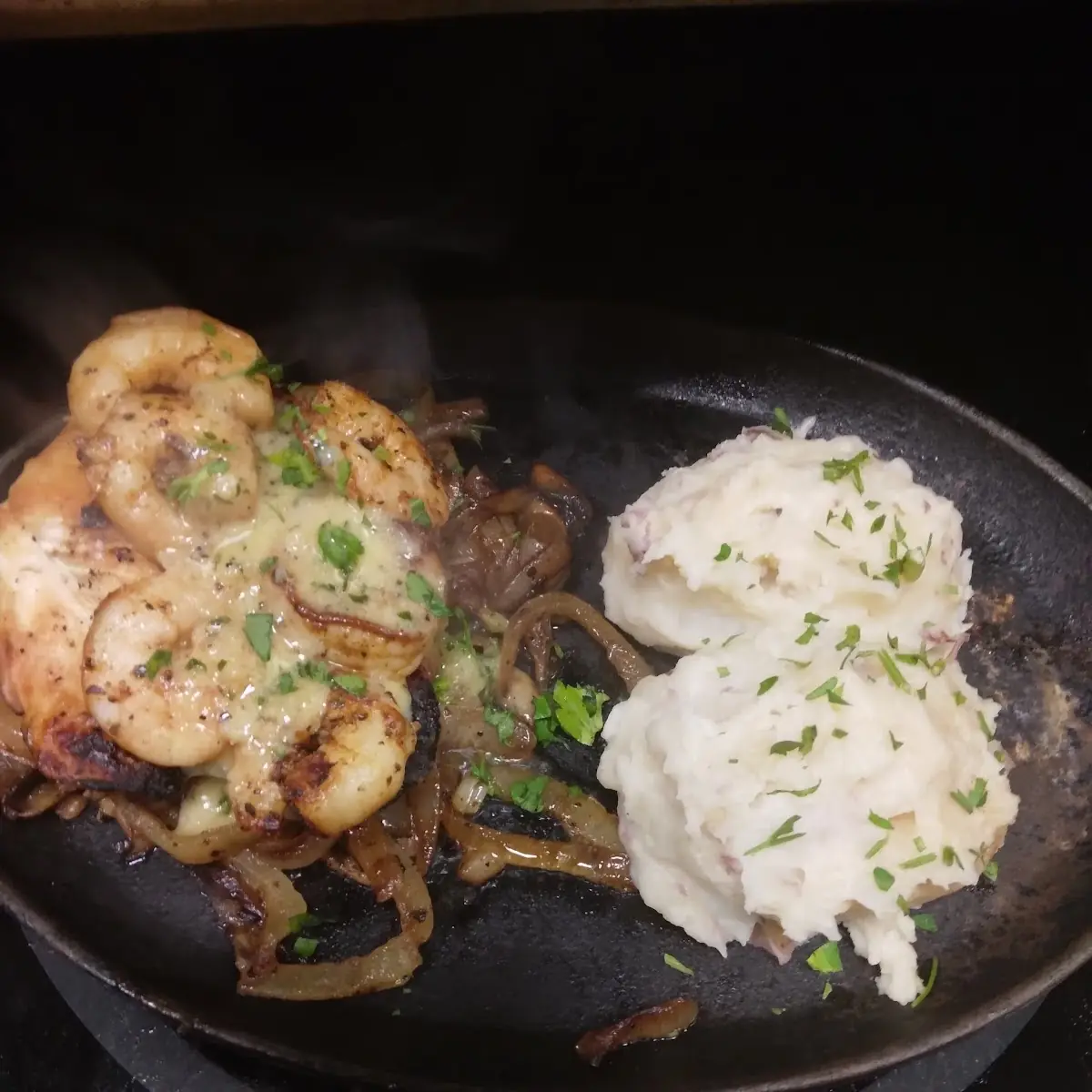 Shrimp 'N Parmesan Sirloin