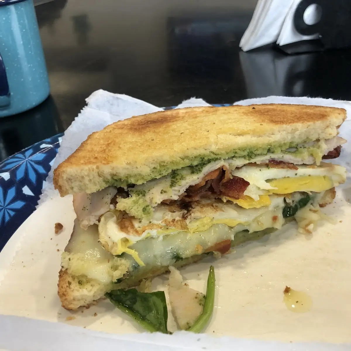 Bacon Egg Spinach