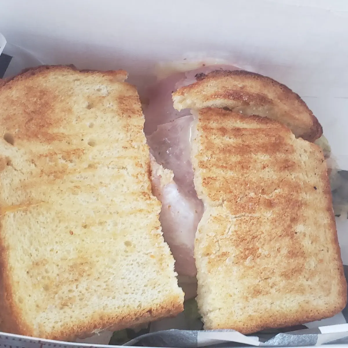 Grilled Ham and Cheese Sandwich