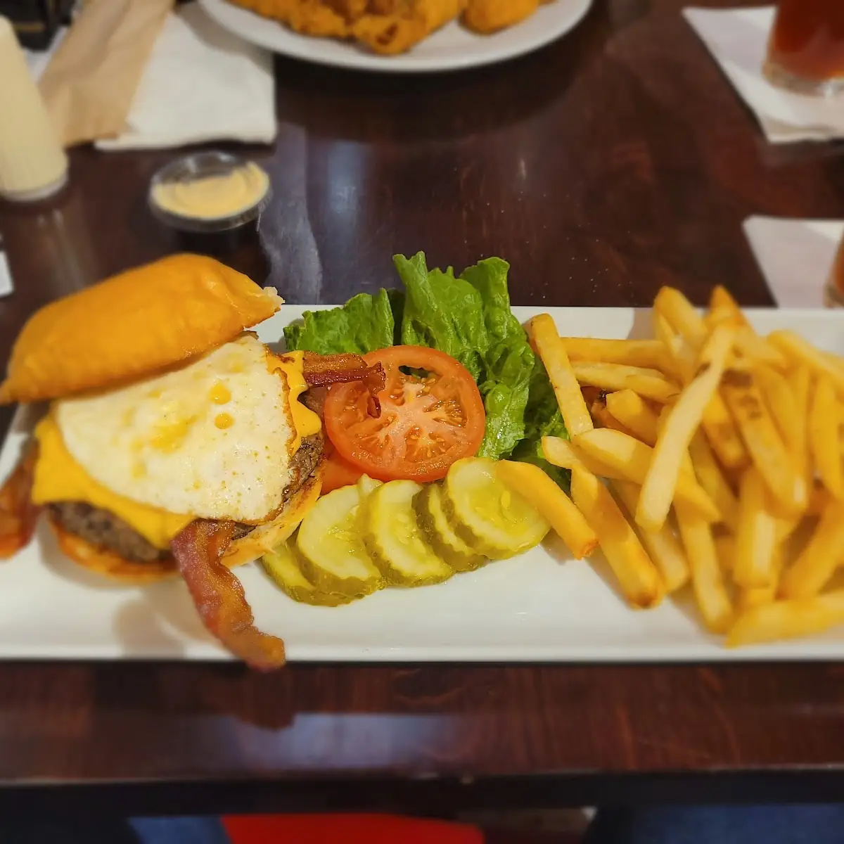 Bacon Egg and Cheeseburger