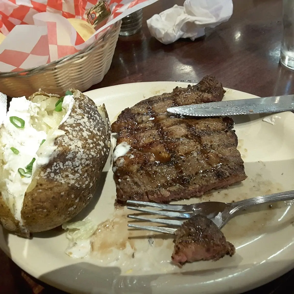 Steak with Baked Potato