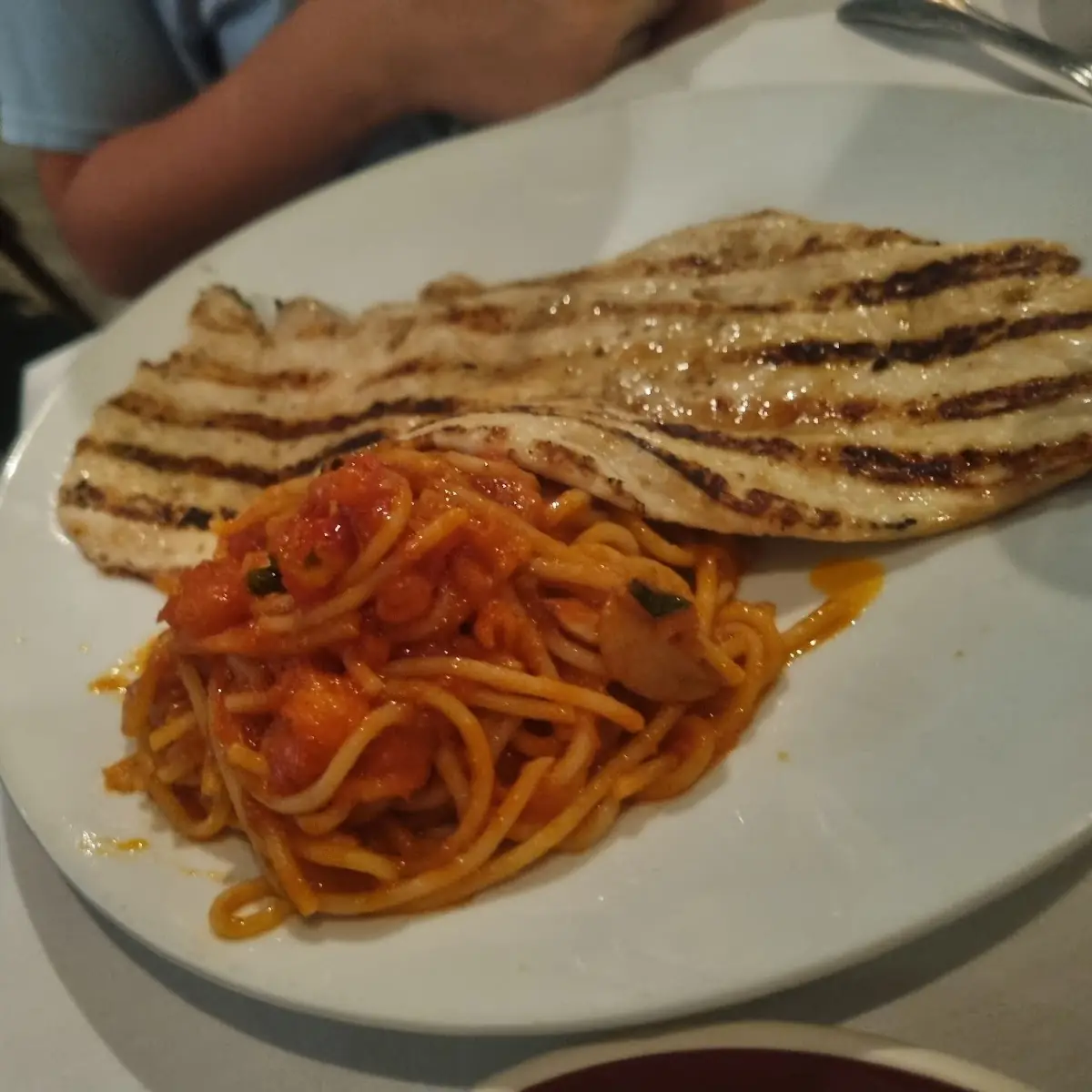 Spaghetti Pomodoro with Chicken