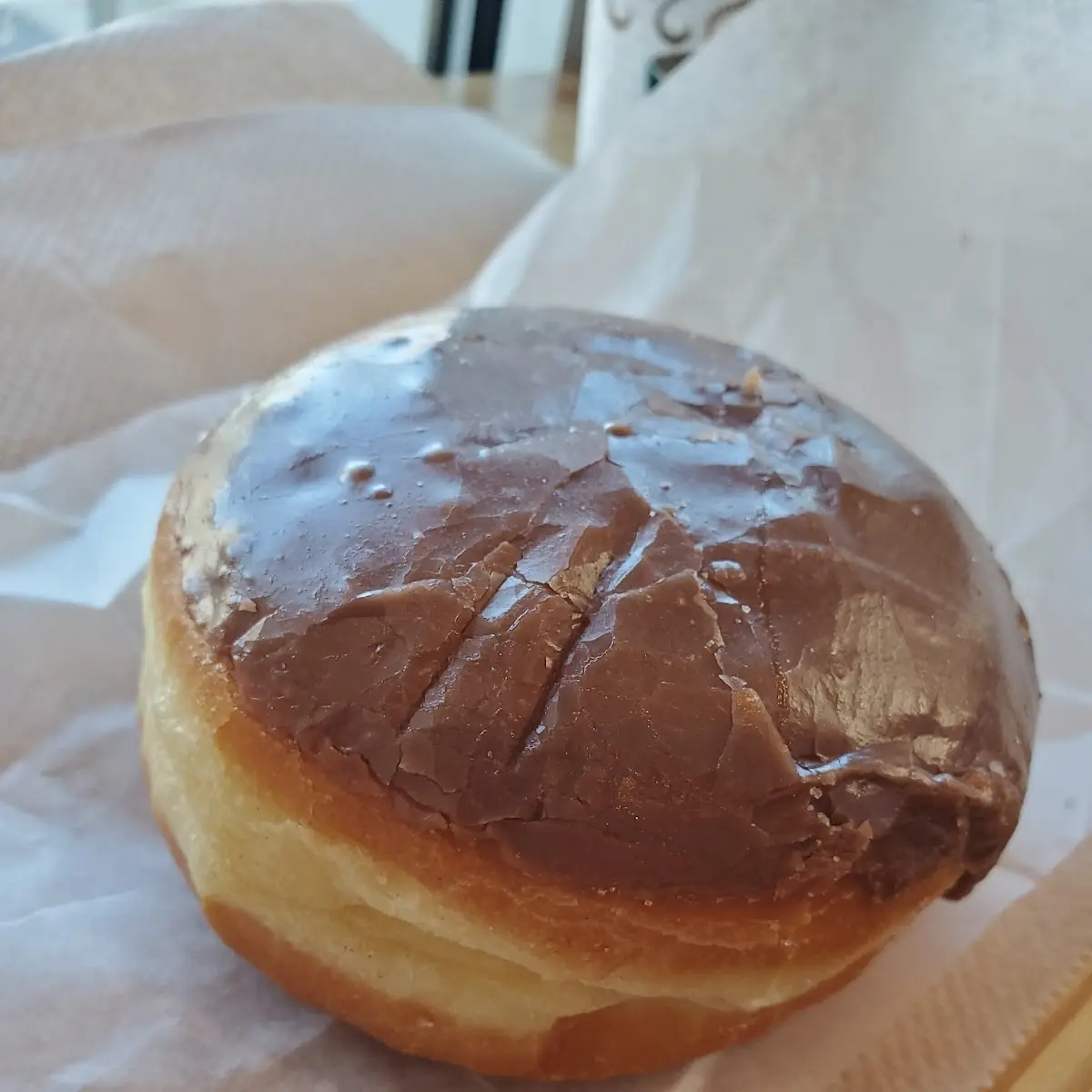 Filled Glazed Donut