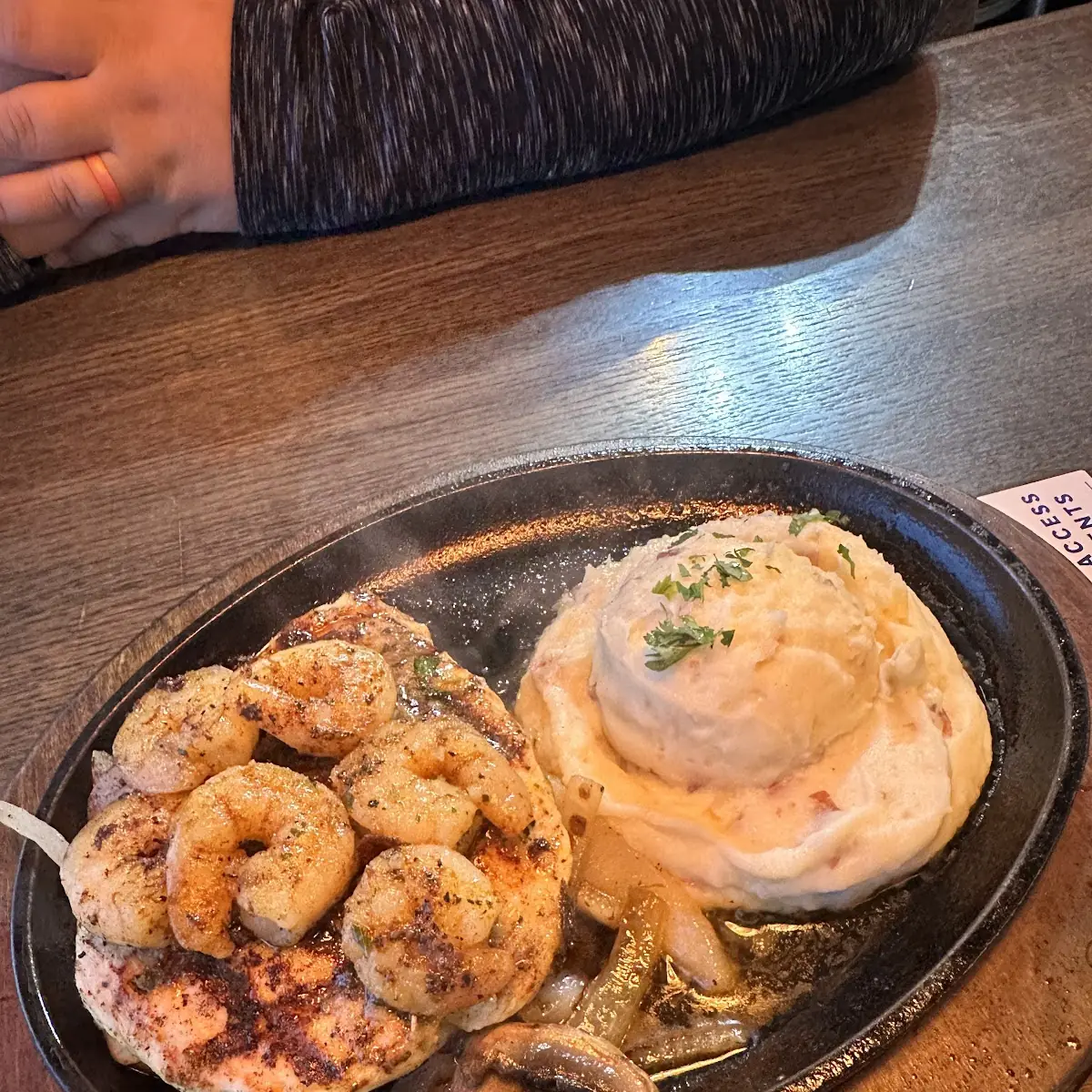 Shrimp 'N Parmesan Sirloin