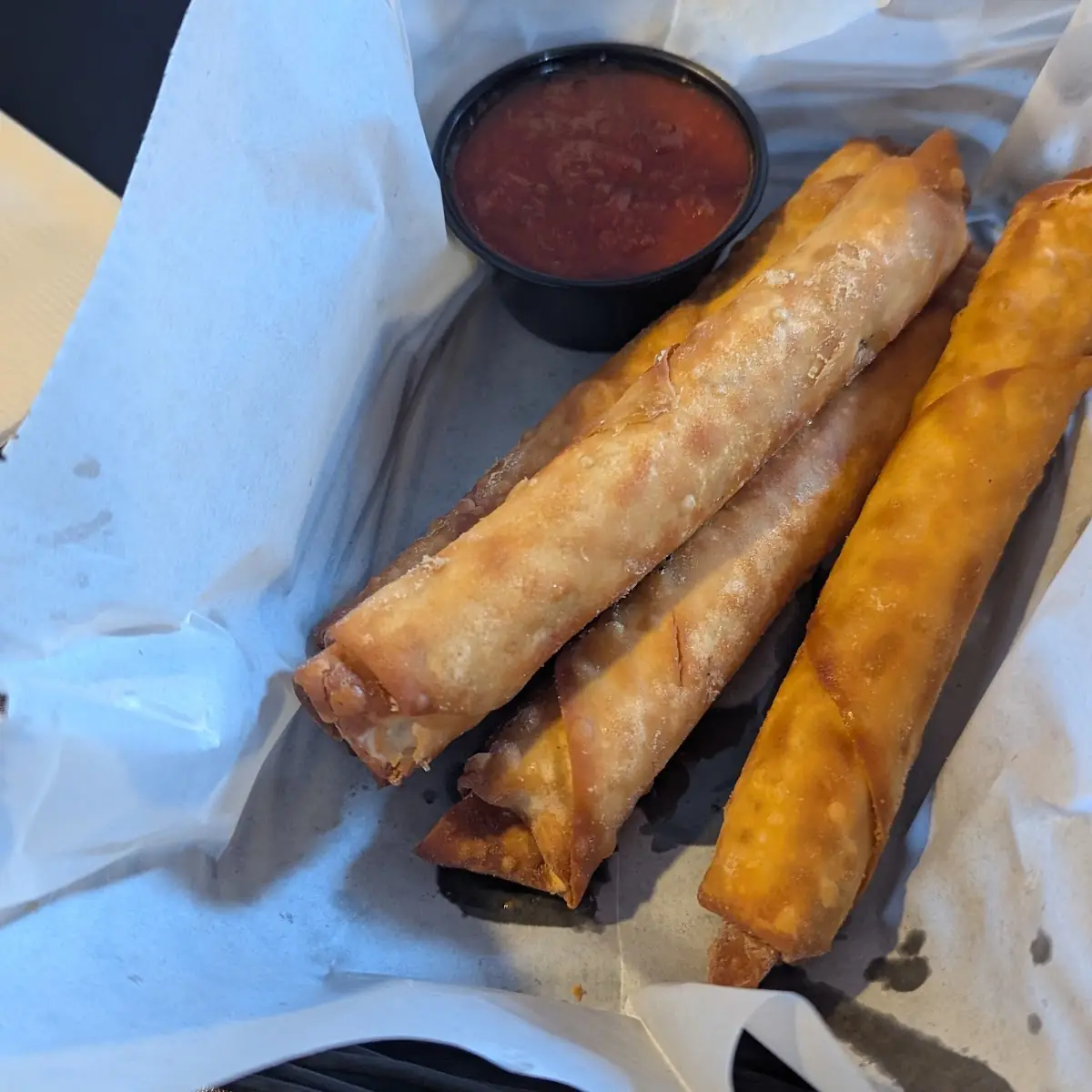 Wonton Mozzarella Sticks
