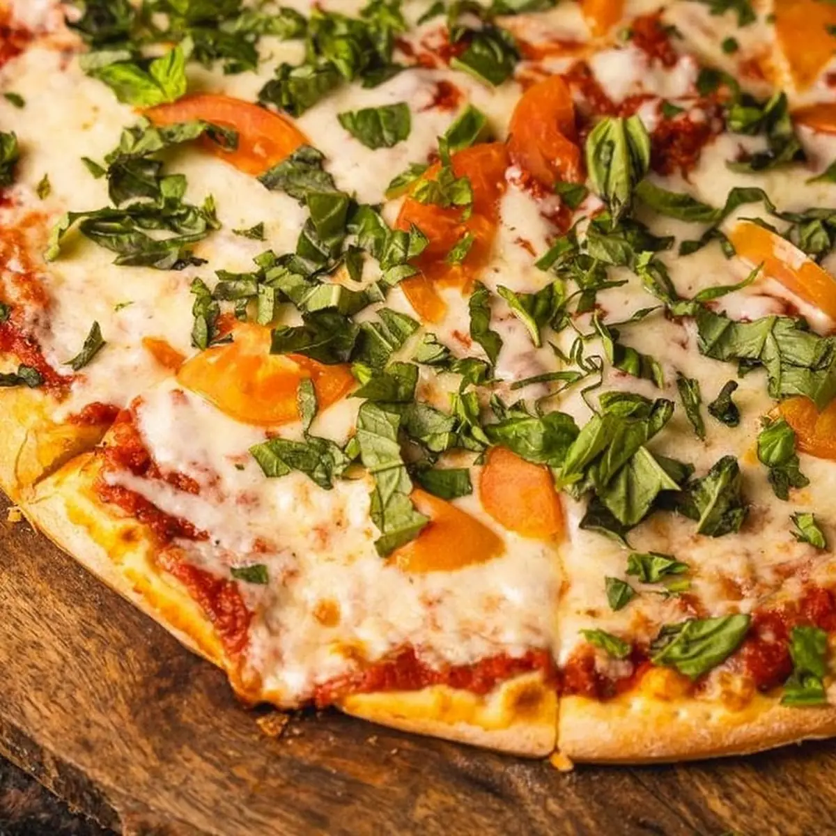 Thin Crust Margherita Pizza