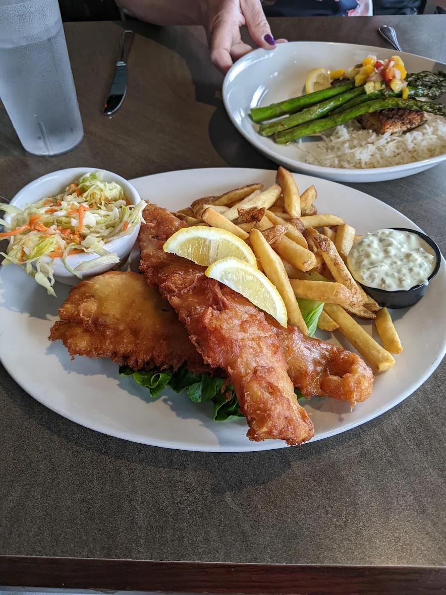 Golden Fried Haddock