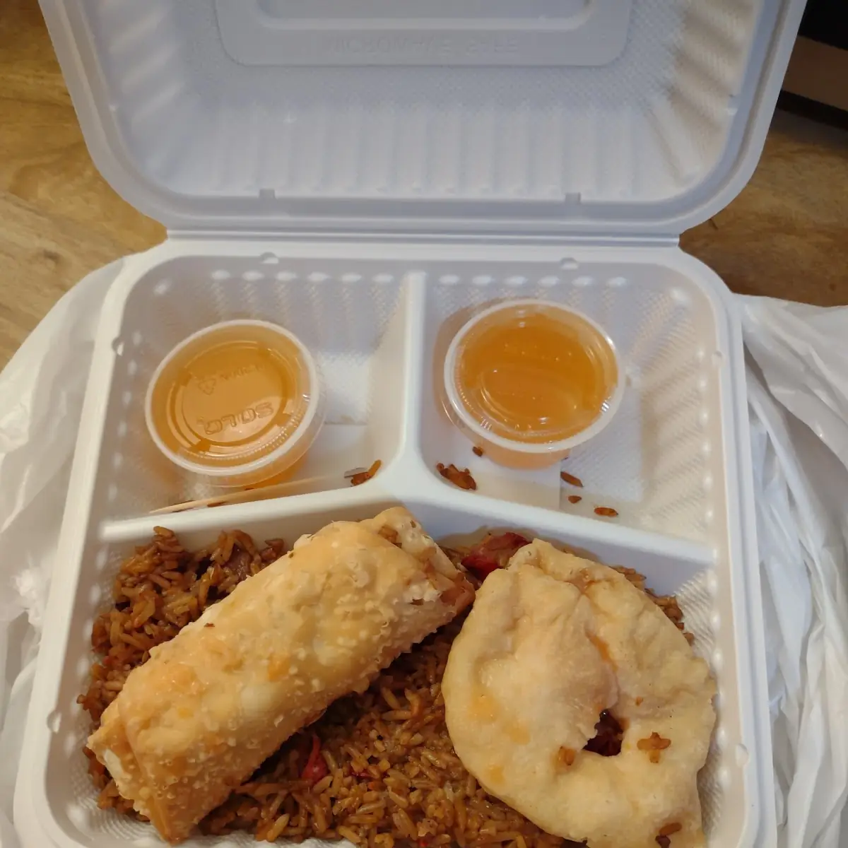 Egg Roll Fried Rice