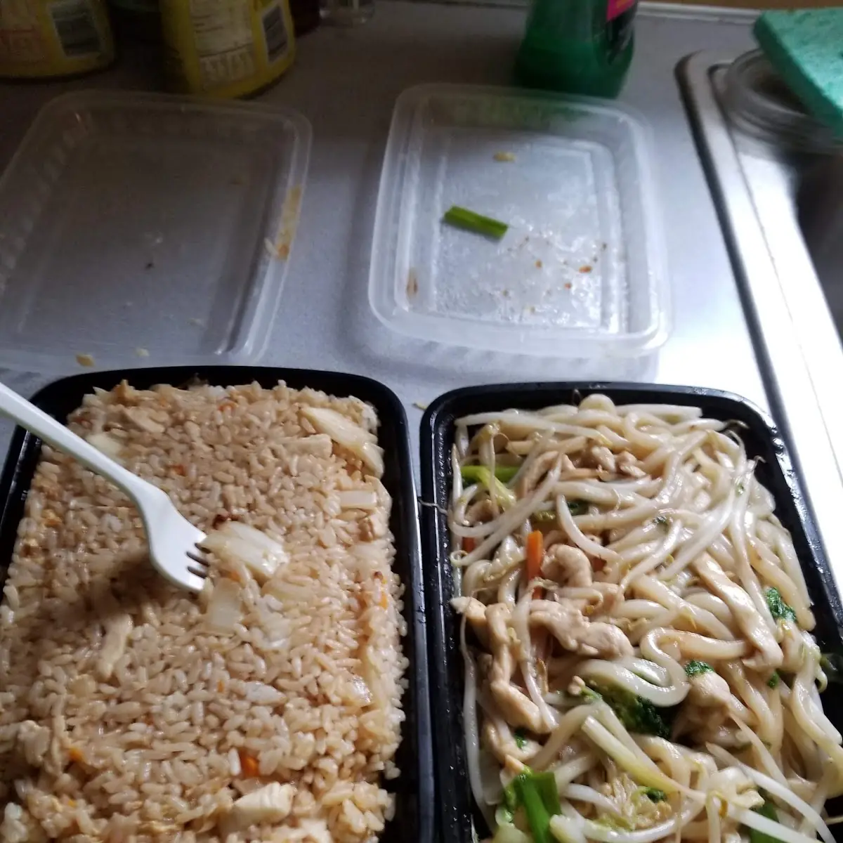 Pork Fried Rice Chicken Udon