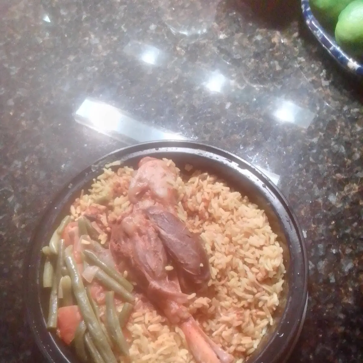 Lamb Shank Basmati Rice & String Beans