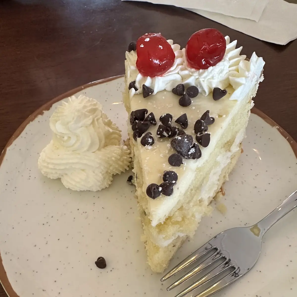 Cannoli Cake Slice