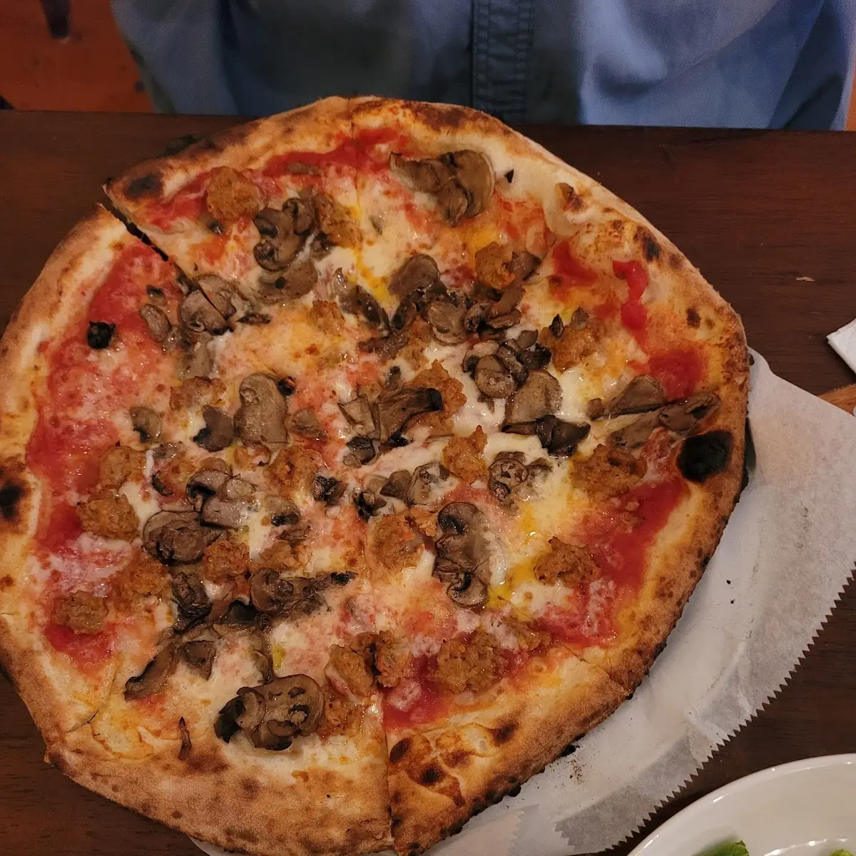 Fungi & Sausage Pizza