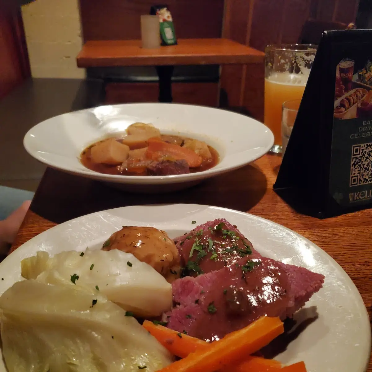 Irish Stew and Corned Beef and Cabbage