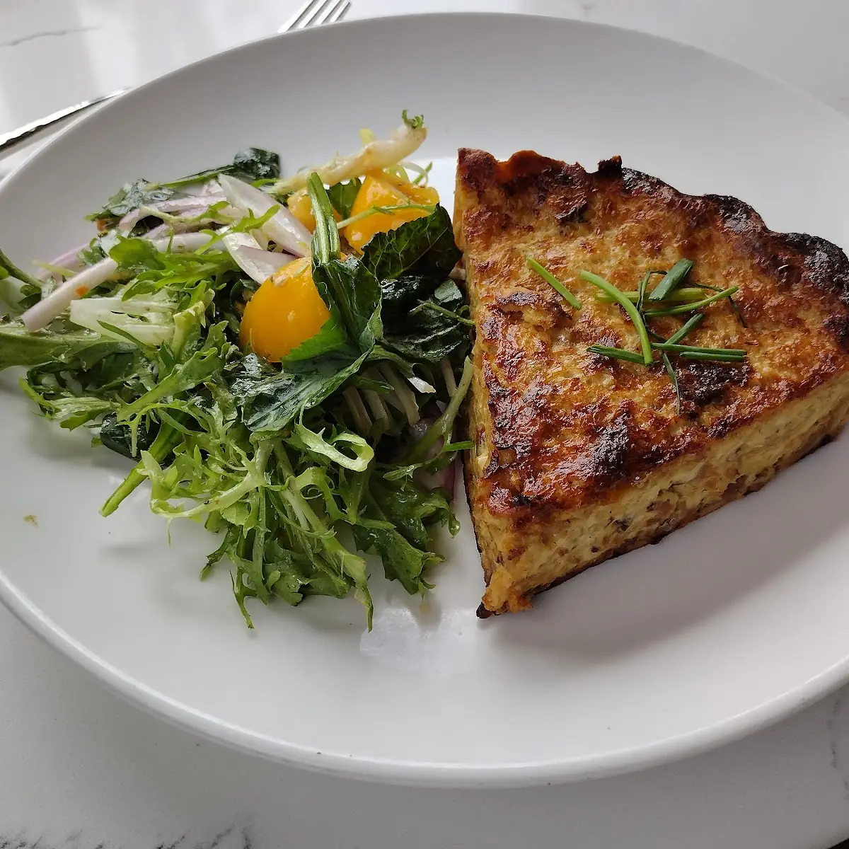 Quattro Formaggi and Farm Egg Pizza