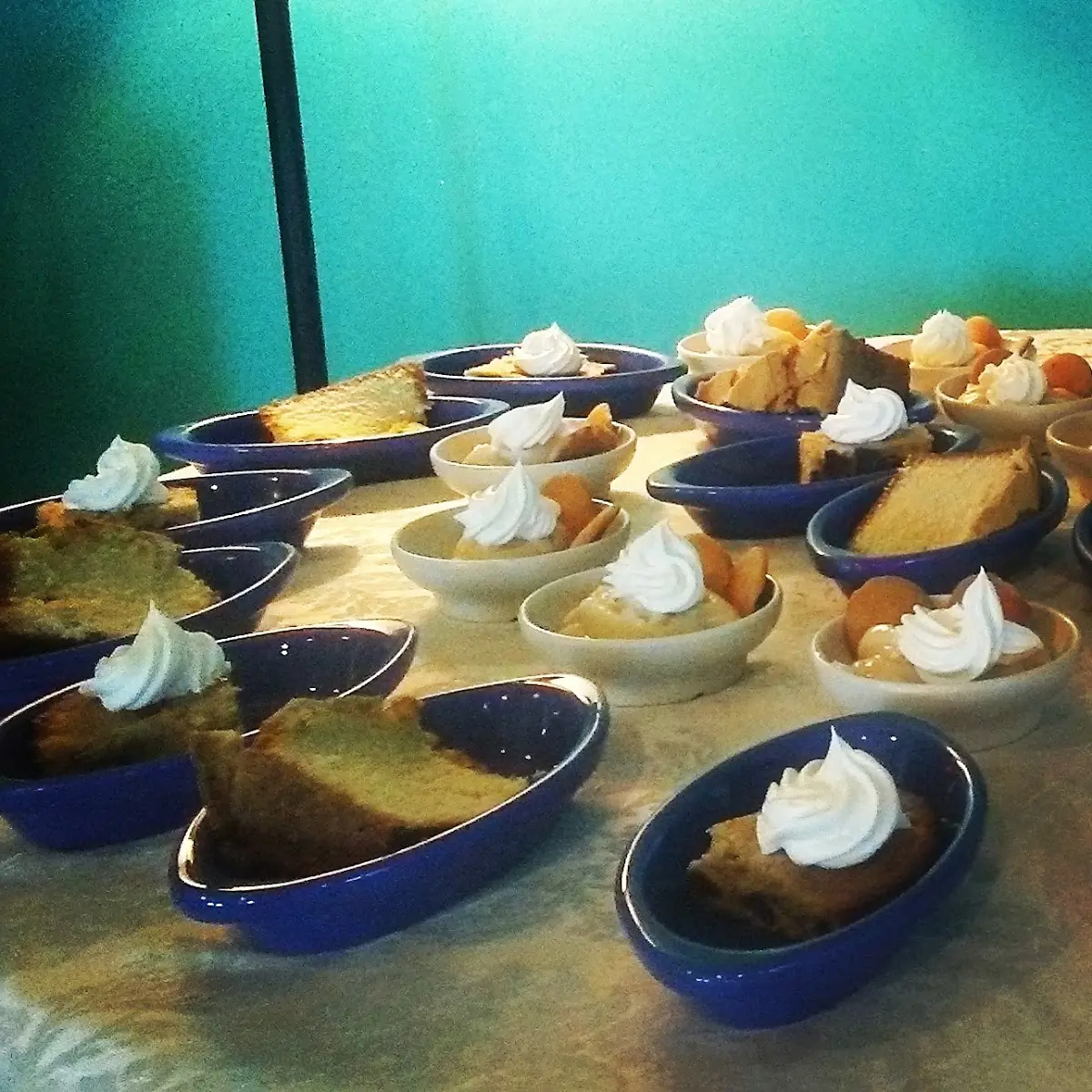 Pound Cake and Banana Pudding