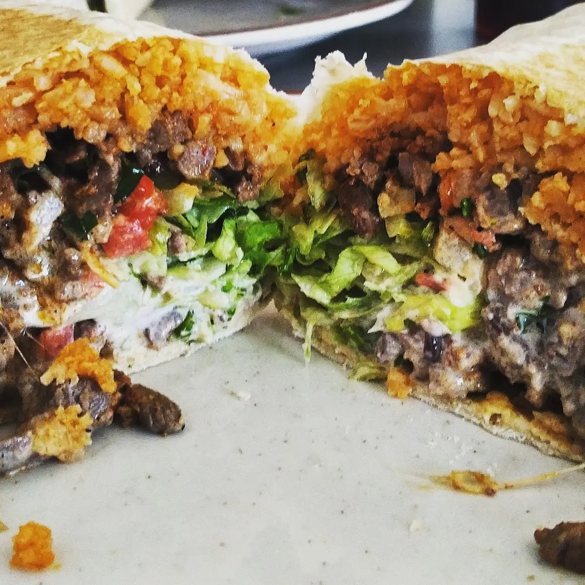 ground beef burrito