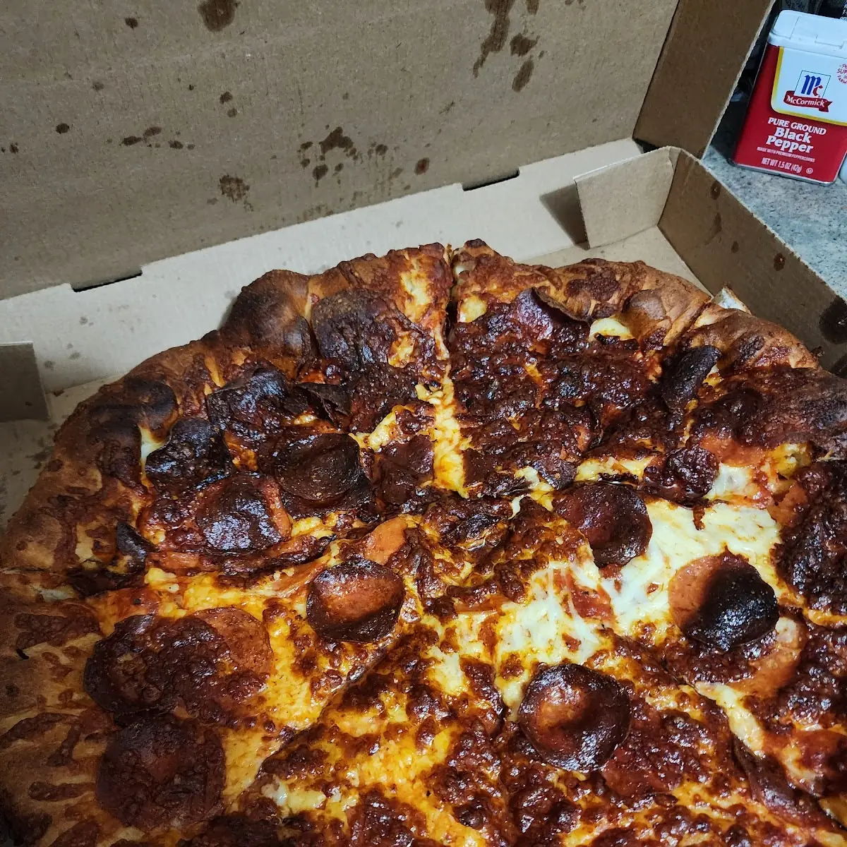 Stuffed Crust Pepperoni Pizza