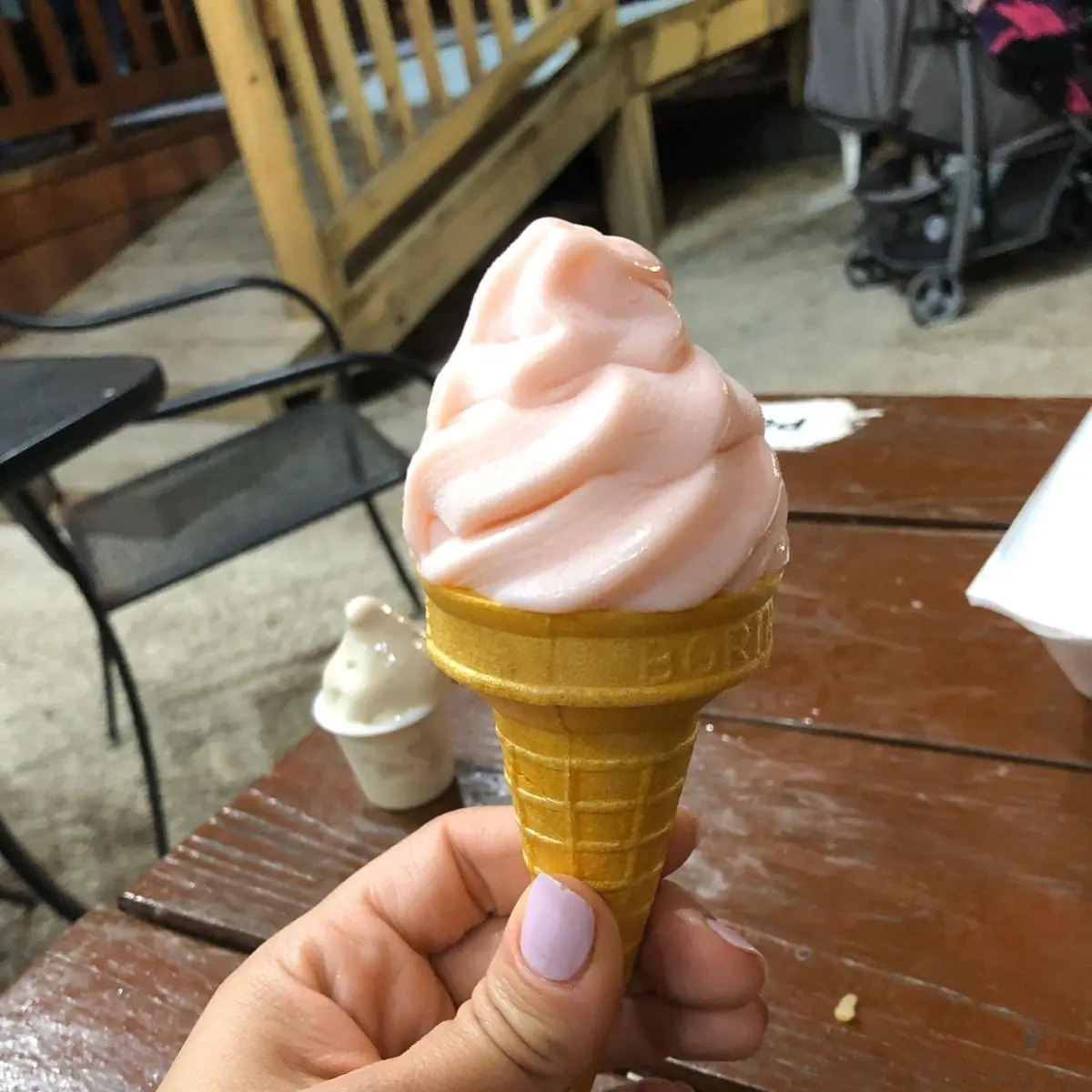 Tequila Rose Soft Serve Ice Cream
