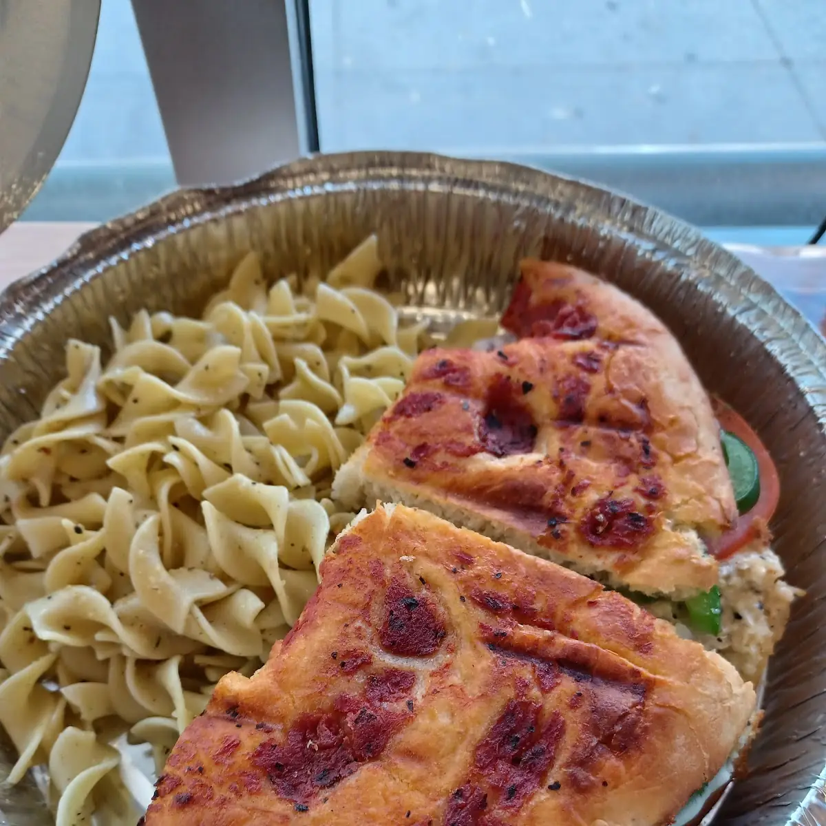 Ciabatta Chicken Cheese Burger