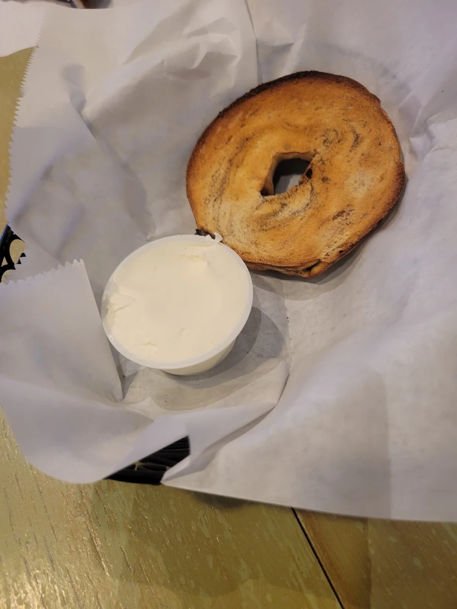 Toasted Bagel with Cream Cheese