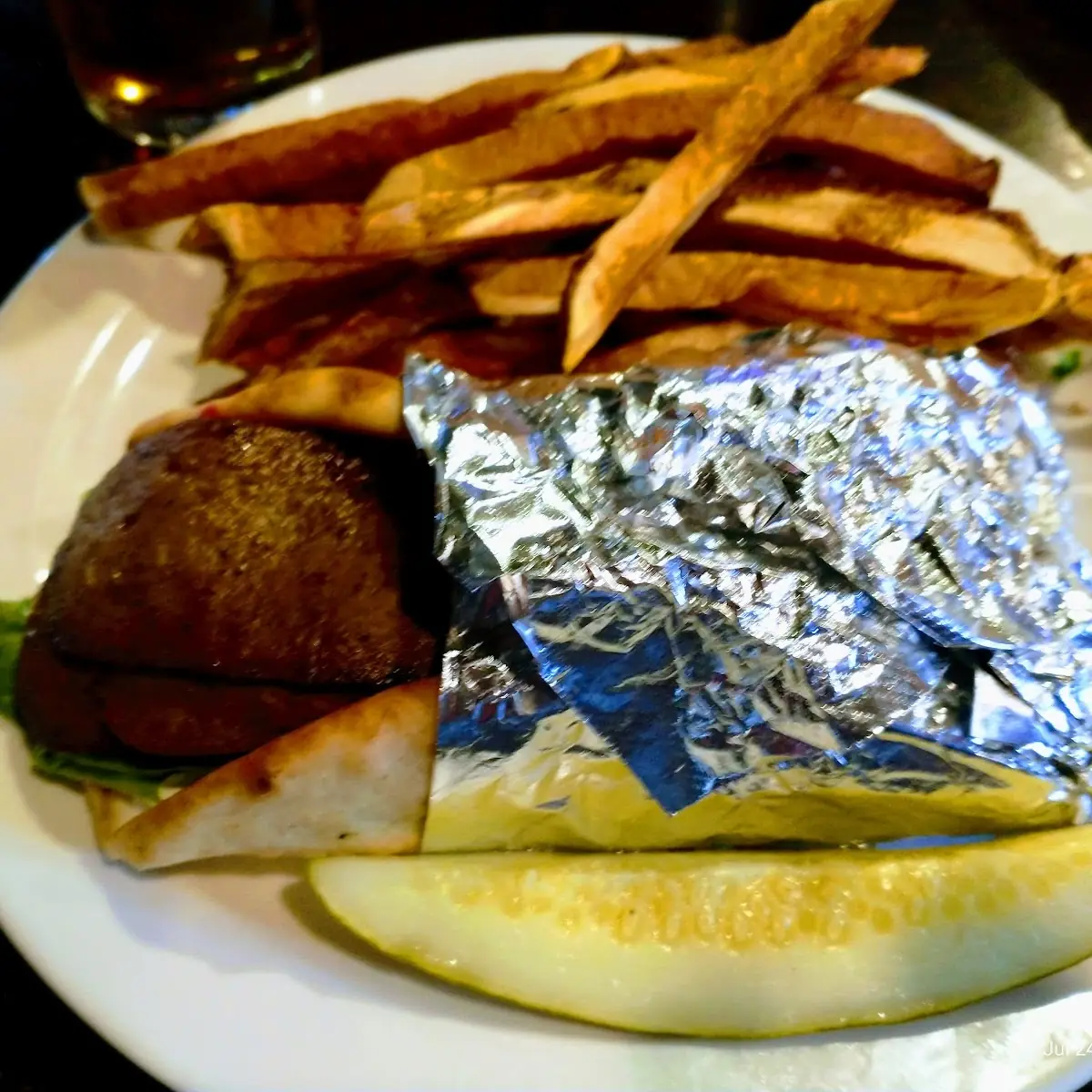 Gyro and French Fries
