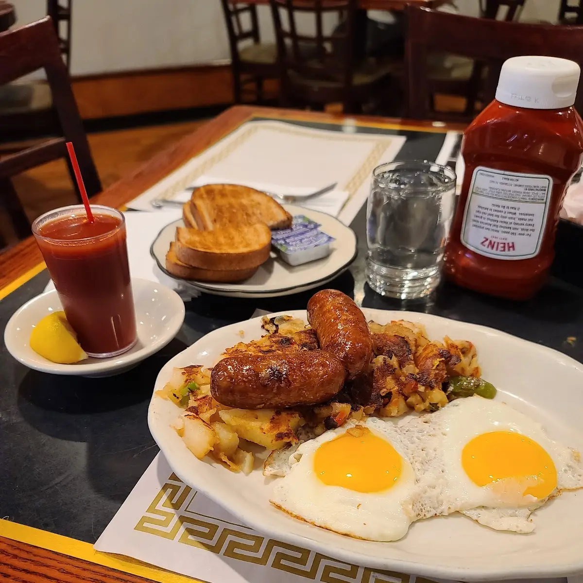 Sunnyside Eggs Home Fries Pork Sausage