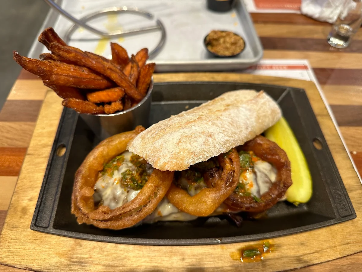 Open Face Steak Sandwich