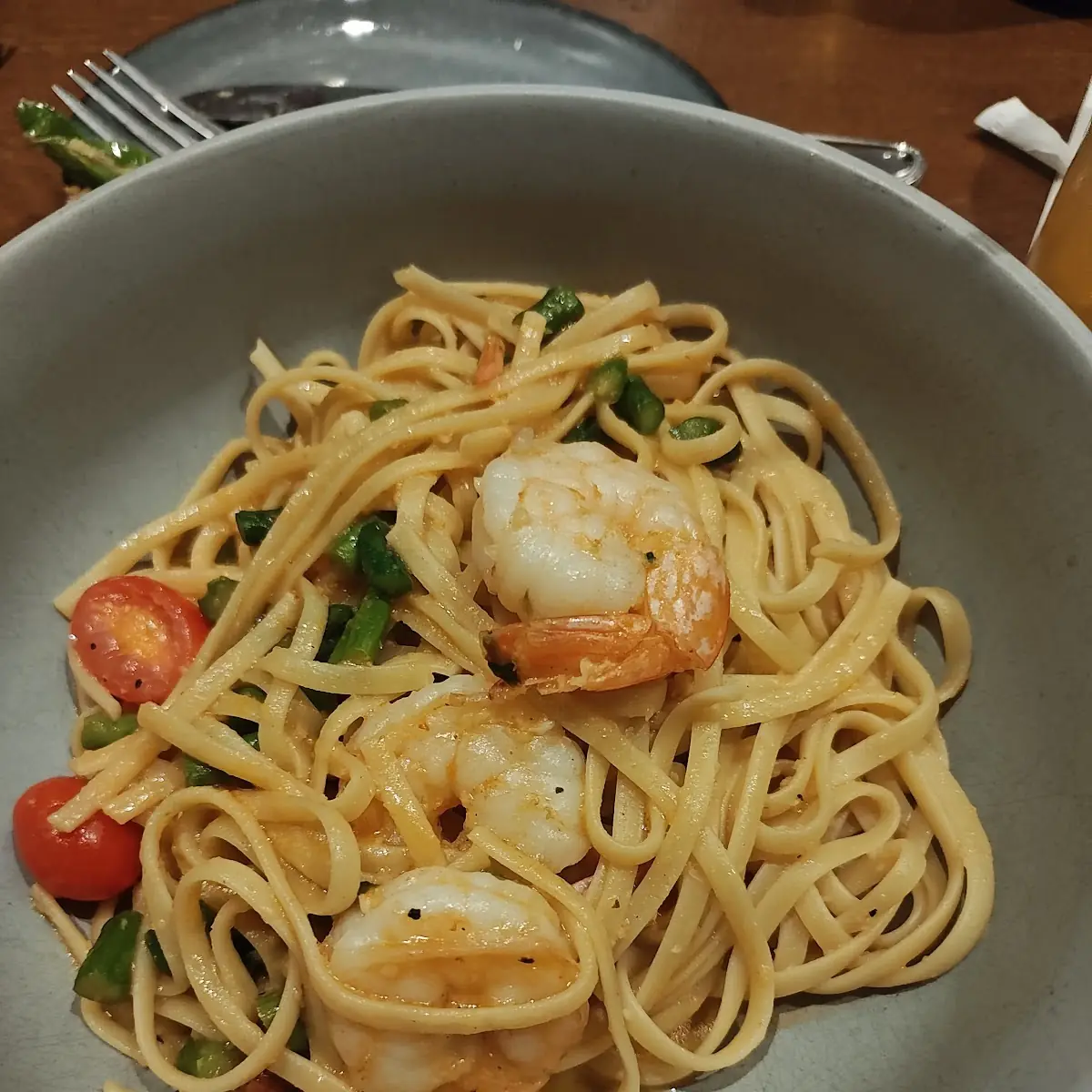 Shrimp Pasta Primavera