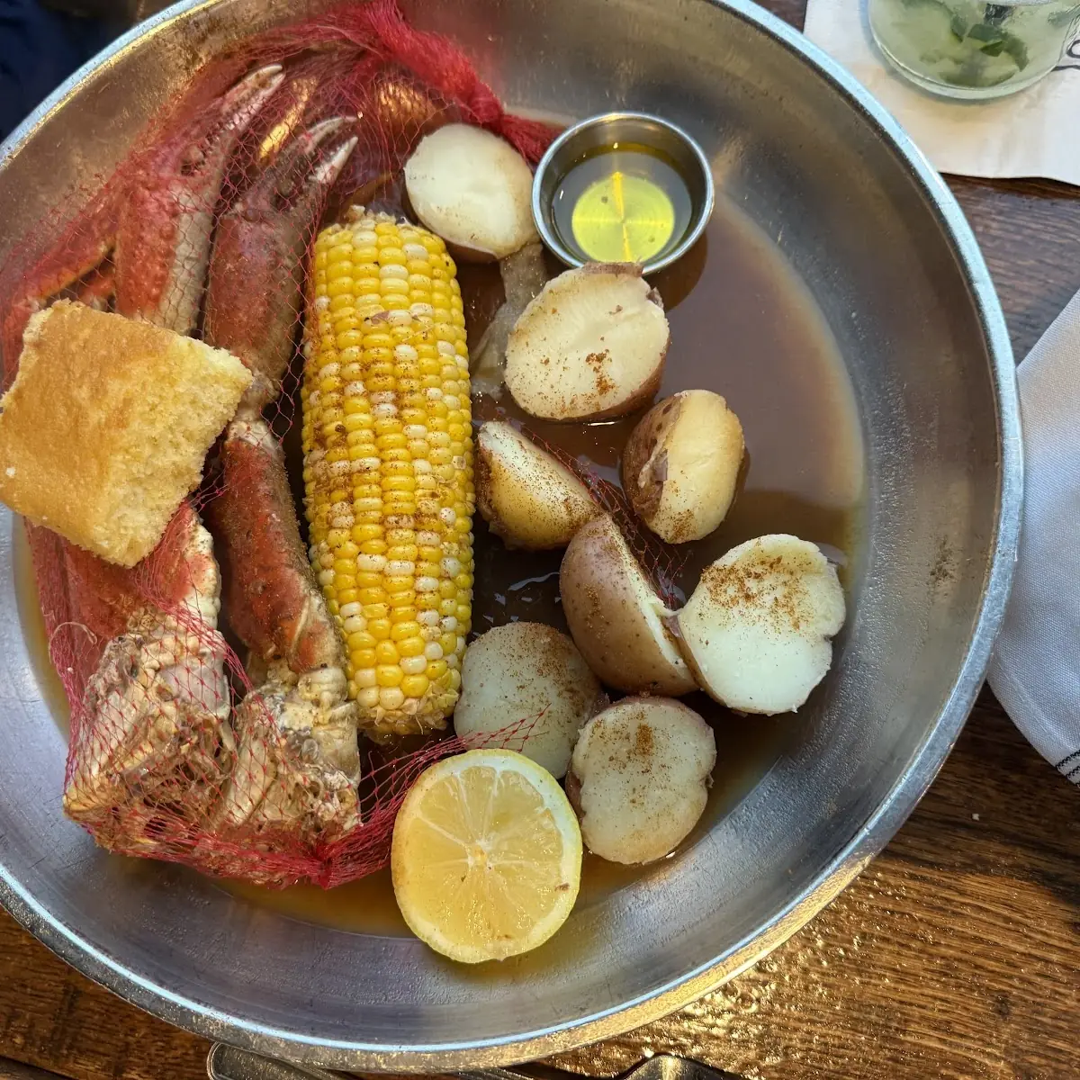 Snow Crab Boil with Shrimp