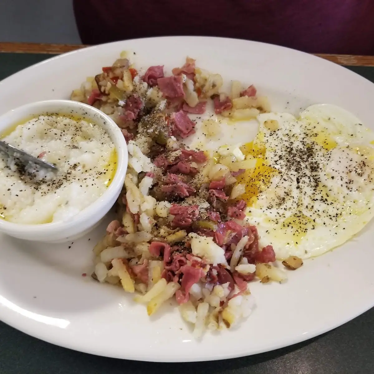 Corned Beef Hash and Eggs