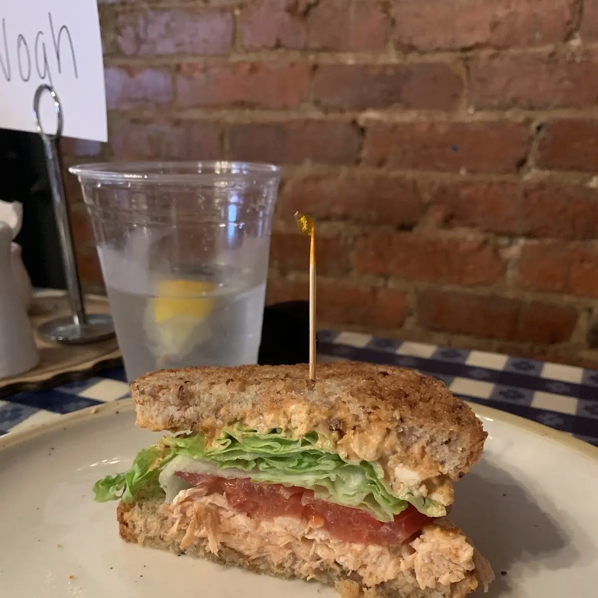 Grilled Salmon Sandwich