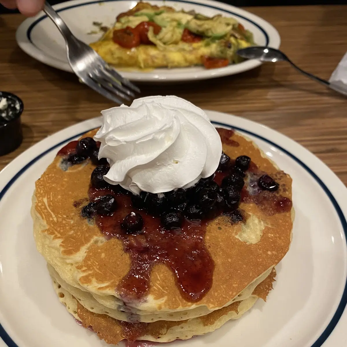 Double Blueberry Pancakes