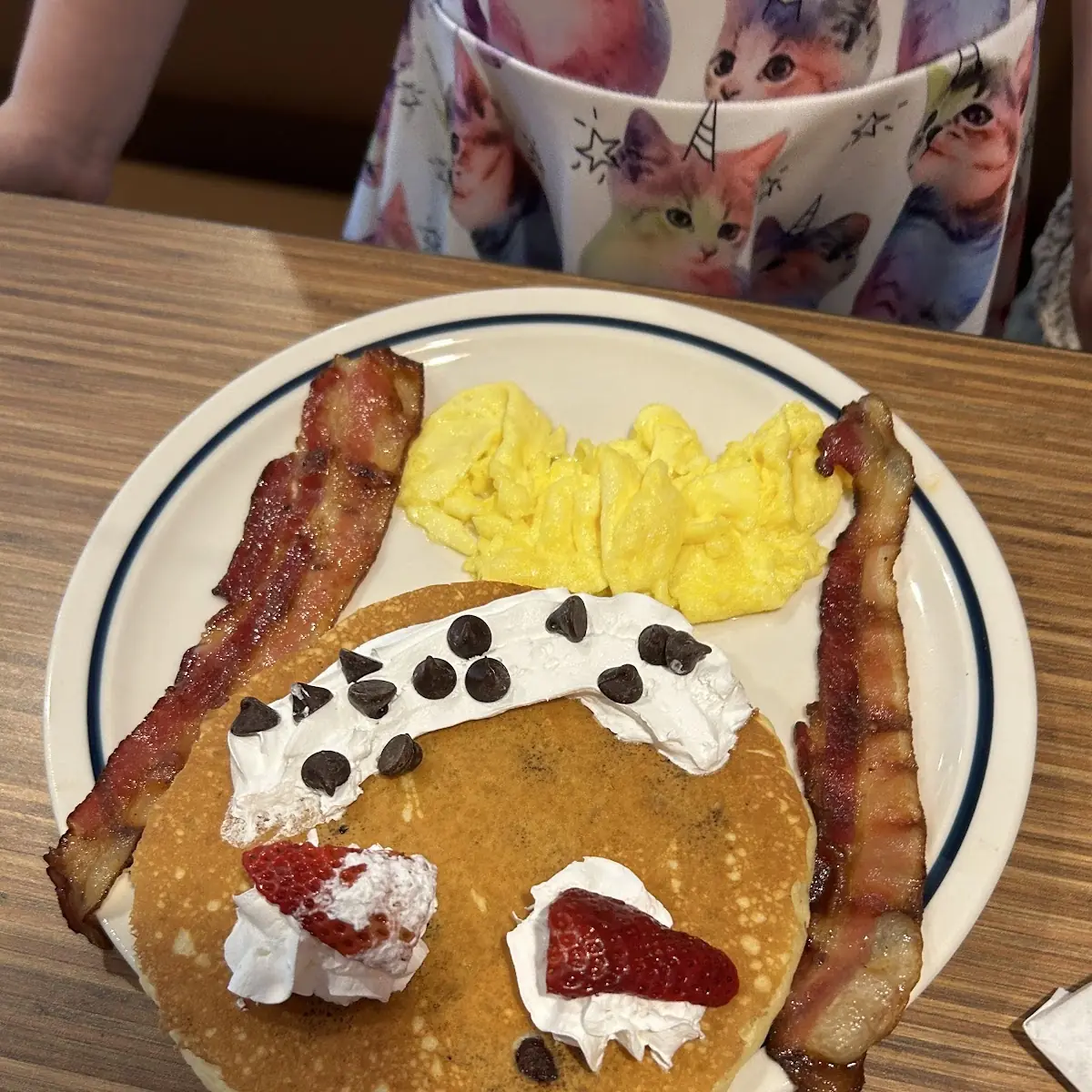 Kids Chocolate Chip Pancake Meal