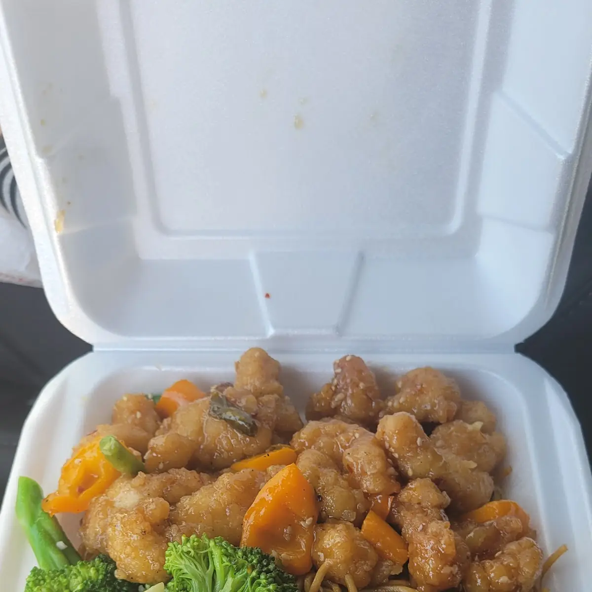 Orange Chicken Chow Mein