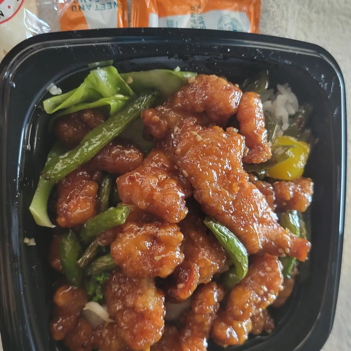 Sesame Chicken Fried Rice