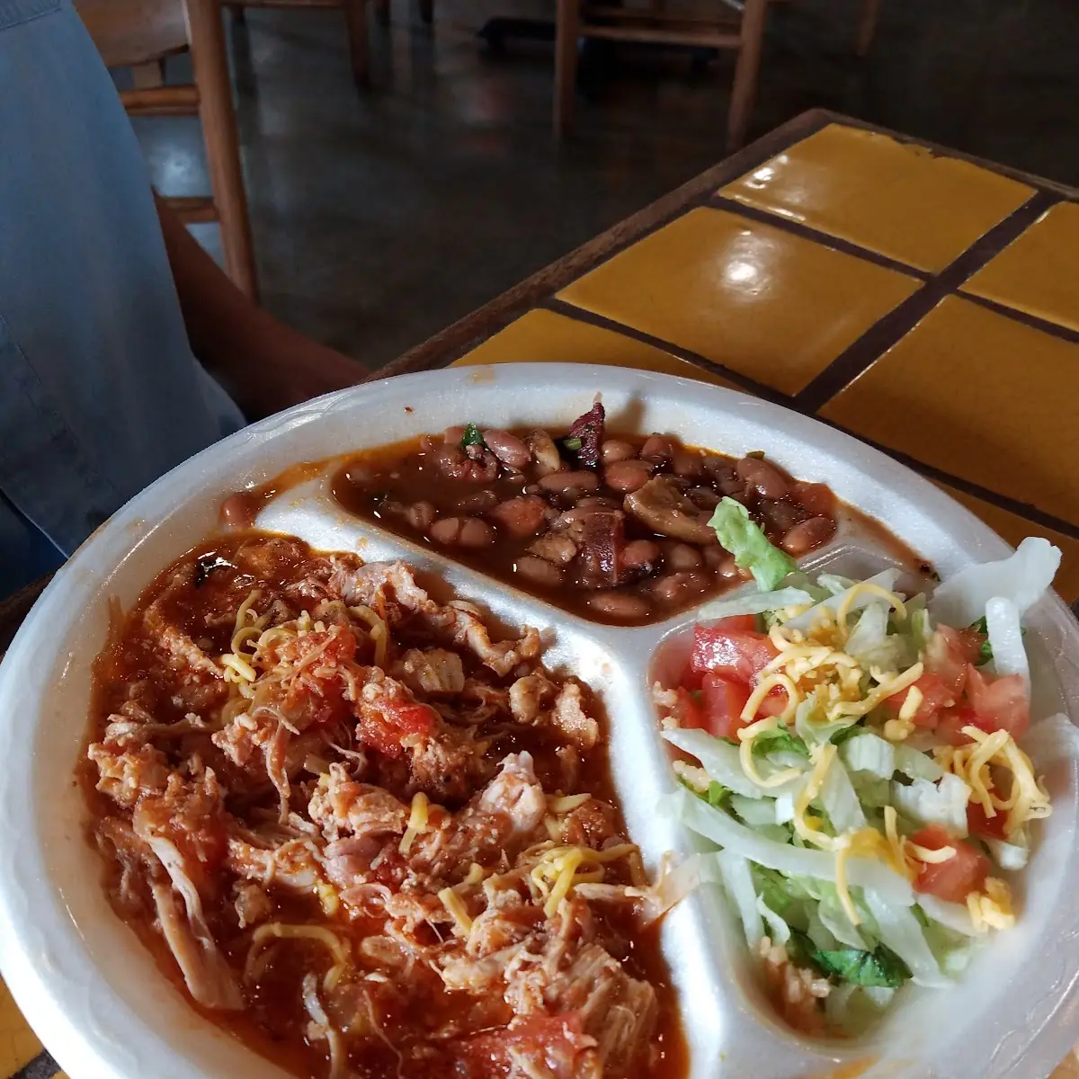 Chicken Guisado Plate