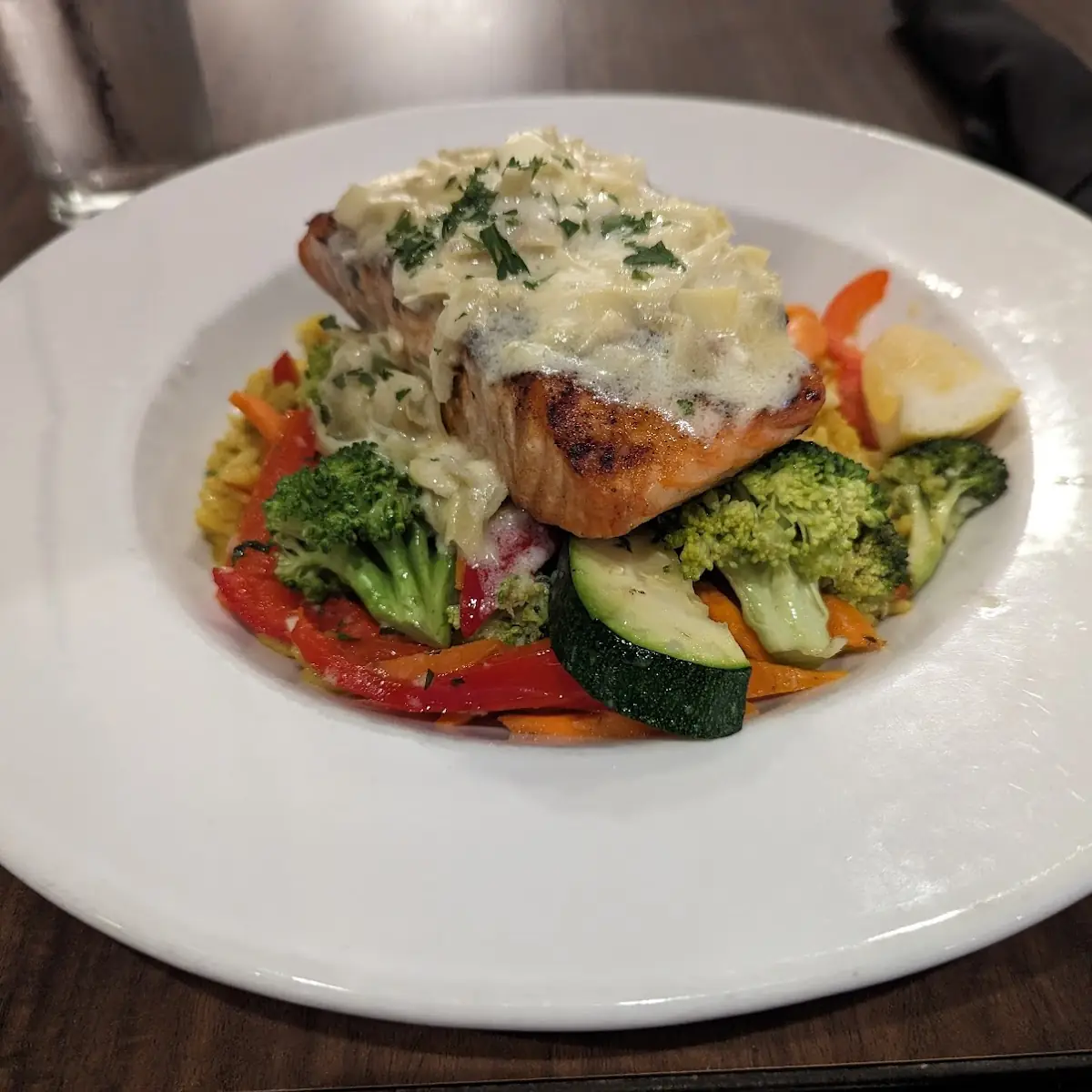 8 Oz Grilled Salmon