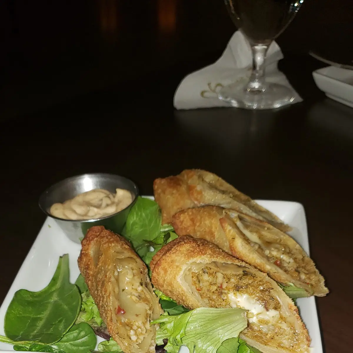 Boudin Egg Rolls