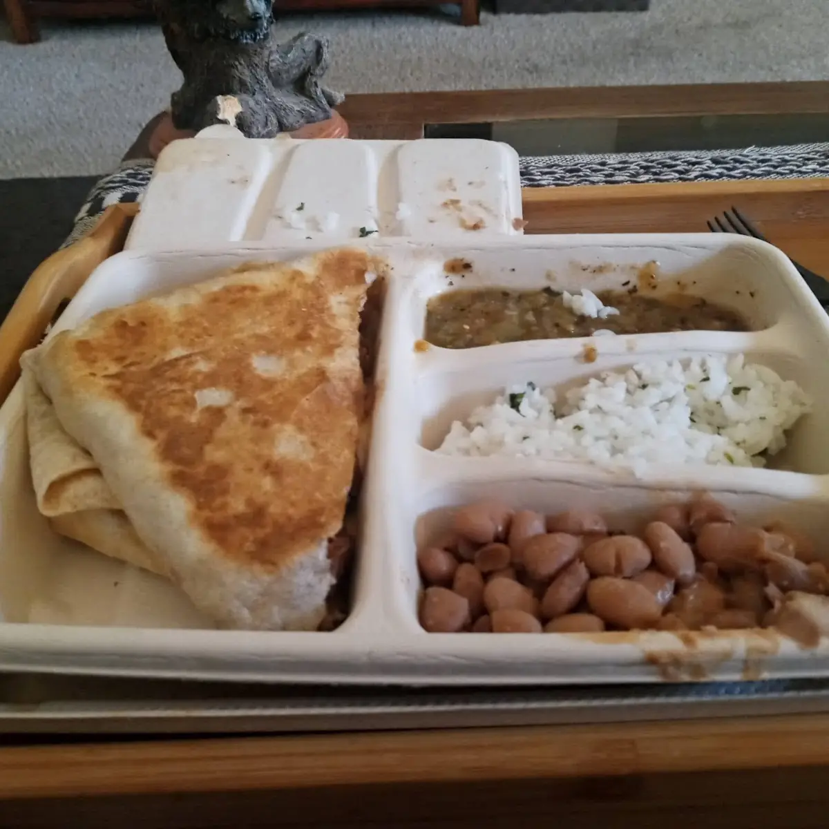 Quesadilla Chicken Burrito