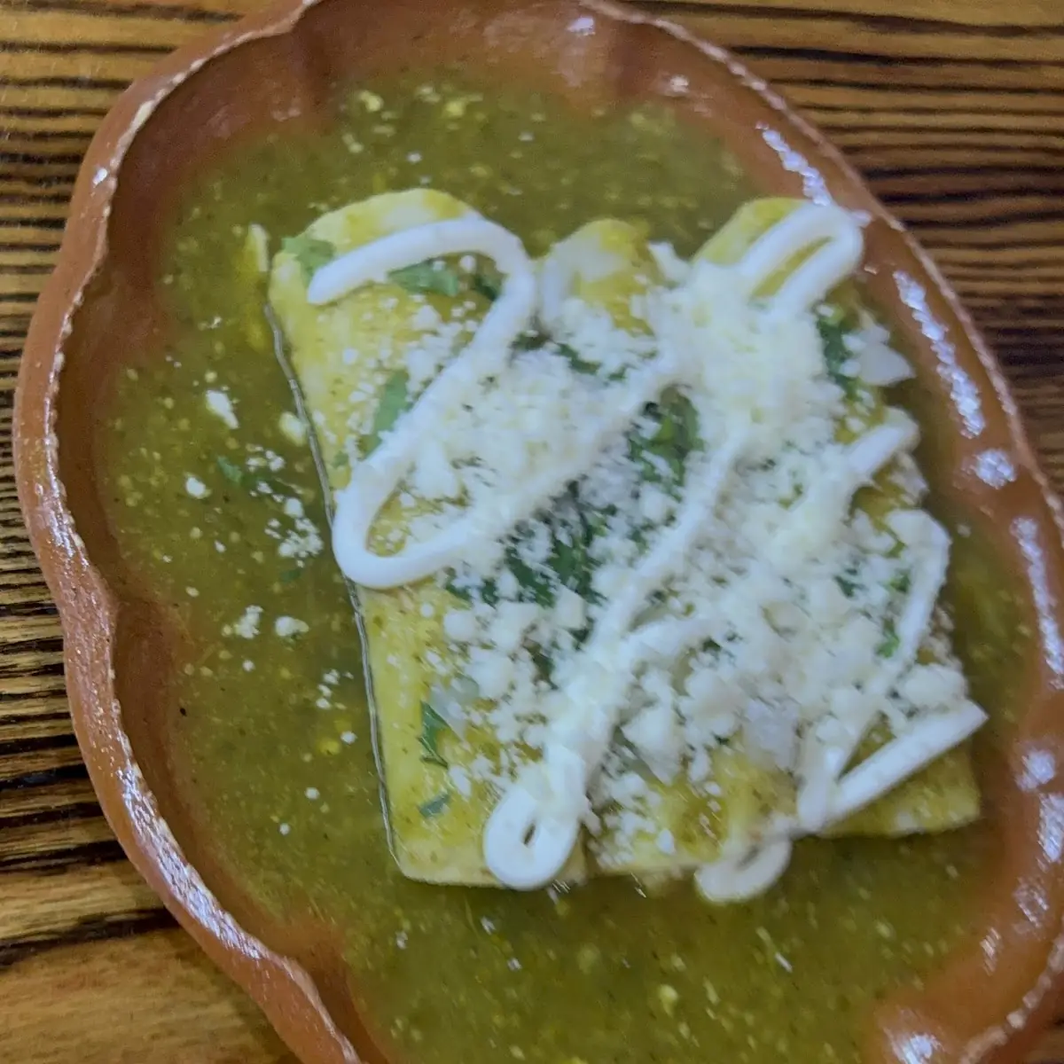 Enchiladas Verdes