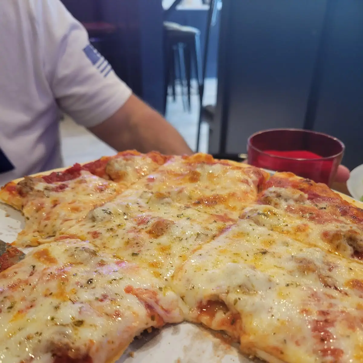 Thin Crust Sausage Pizza
