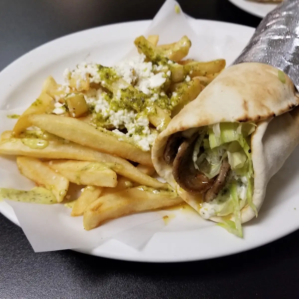 Gyro Sandwich with Fries