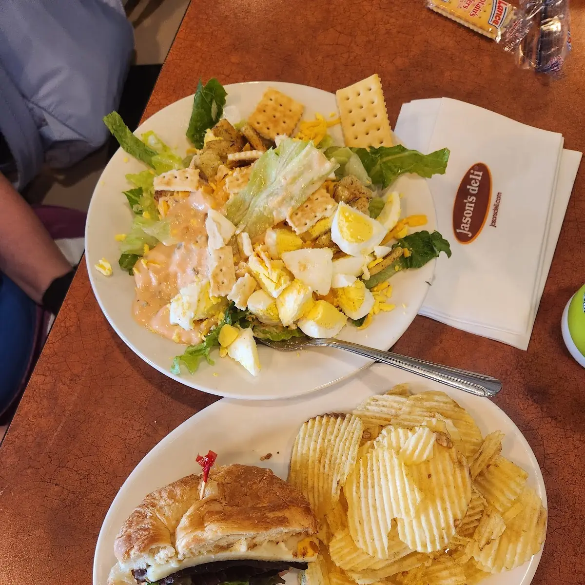 Club Sandwich and Salad