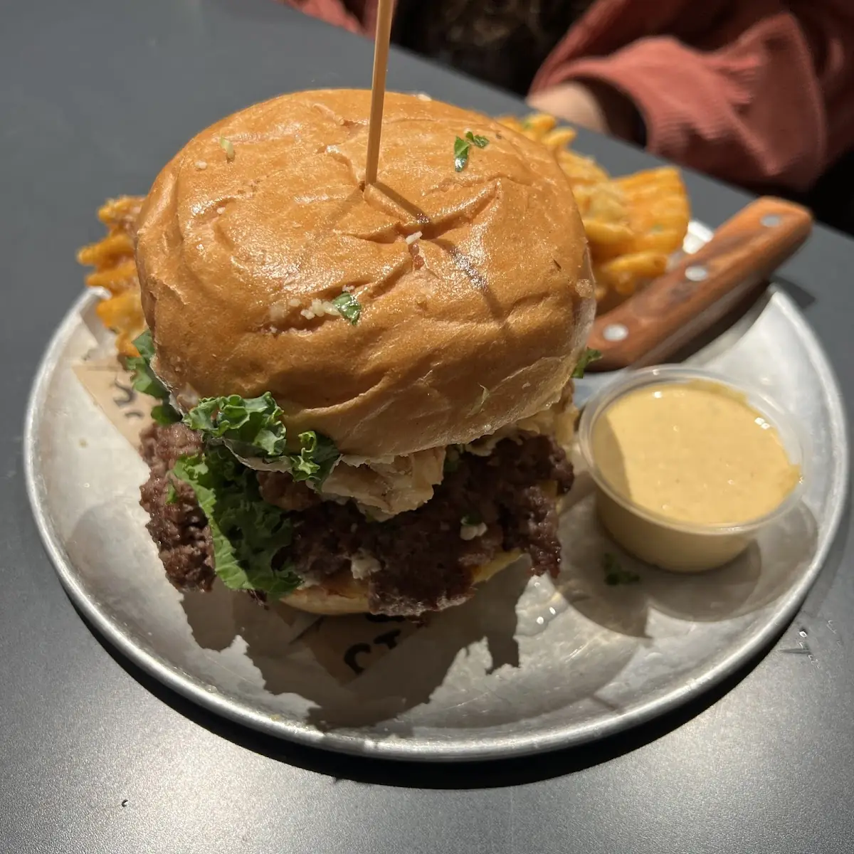 Truffle Mushroom Burger