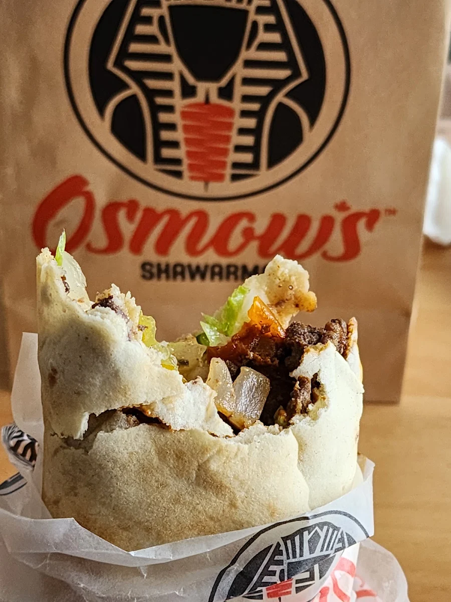 Lamb Shawarma Sandwich, Osmow's Shawarma