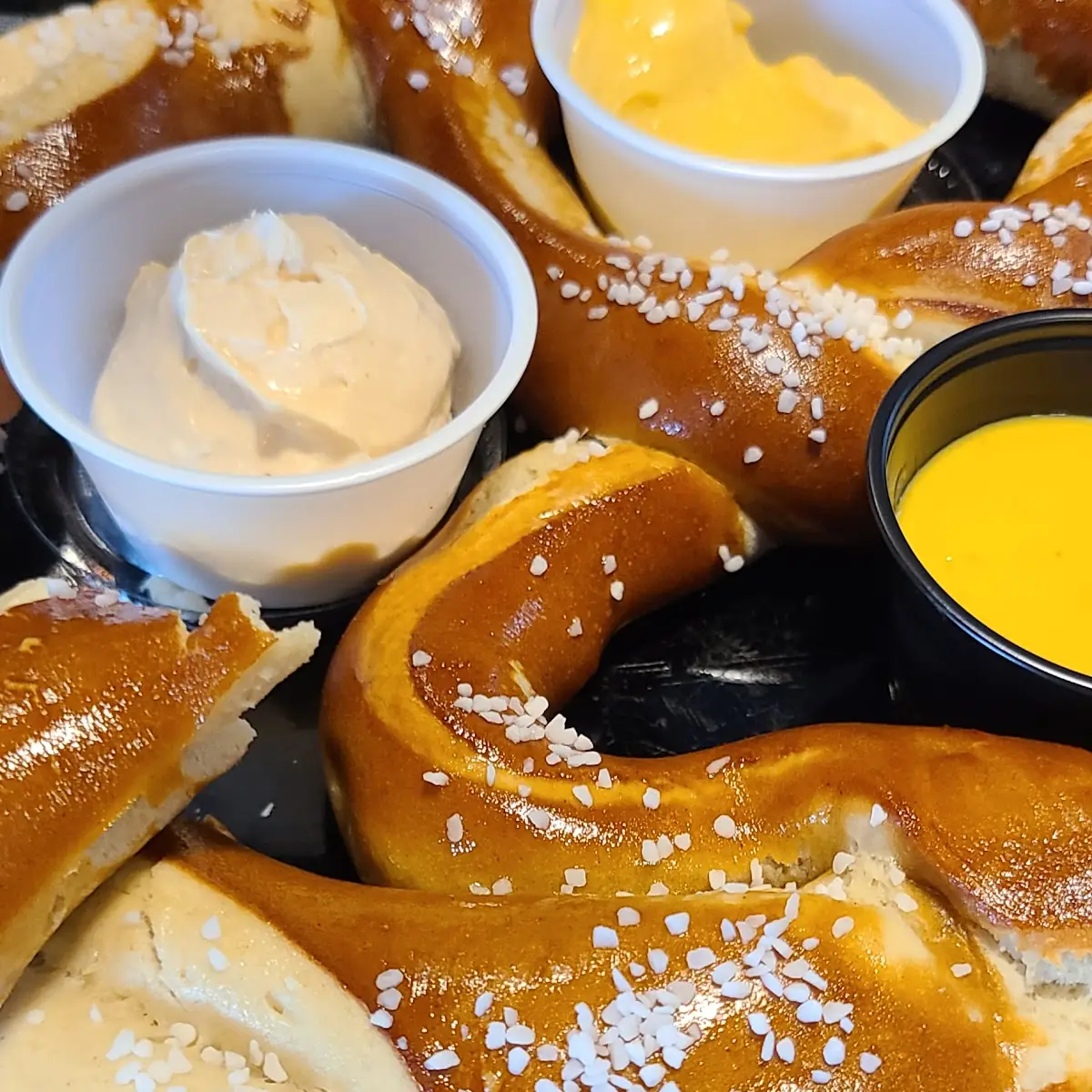 Soft Pretzels and Cheese