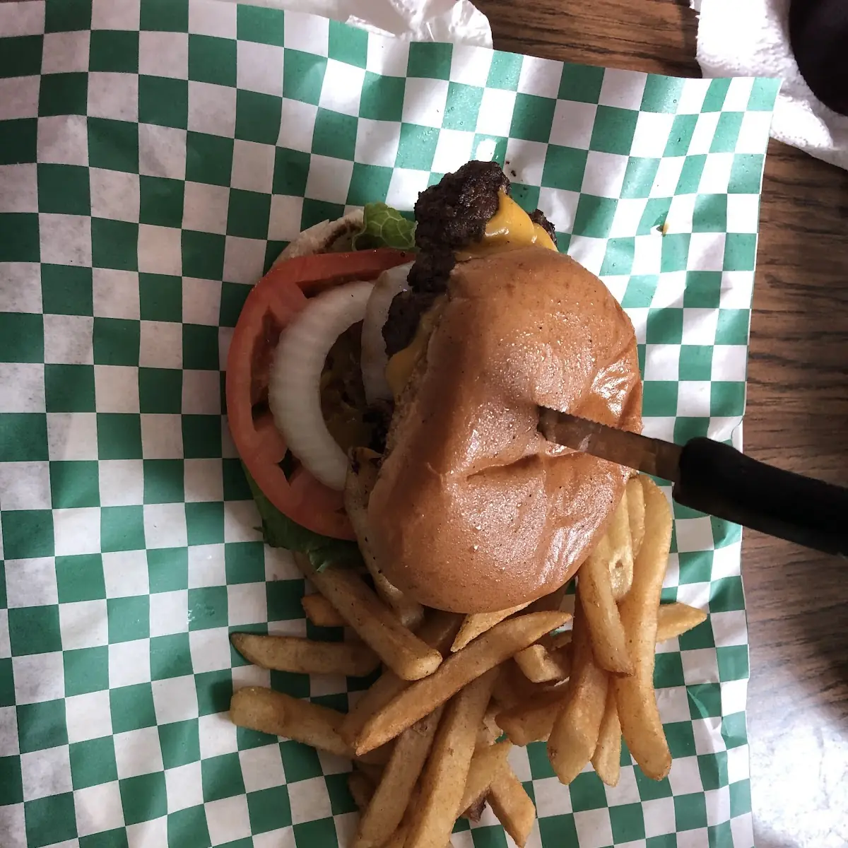 Burger with Fries