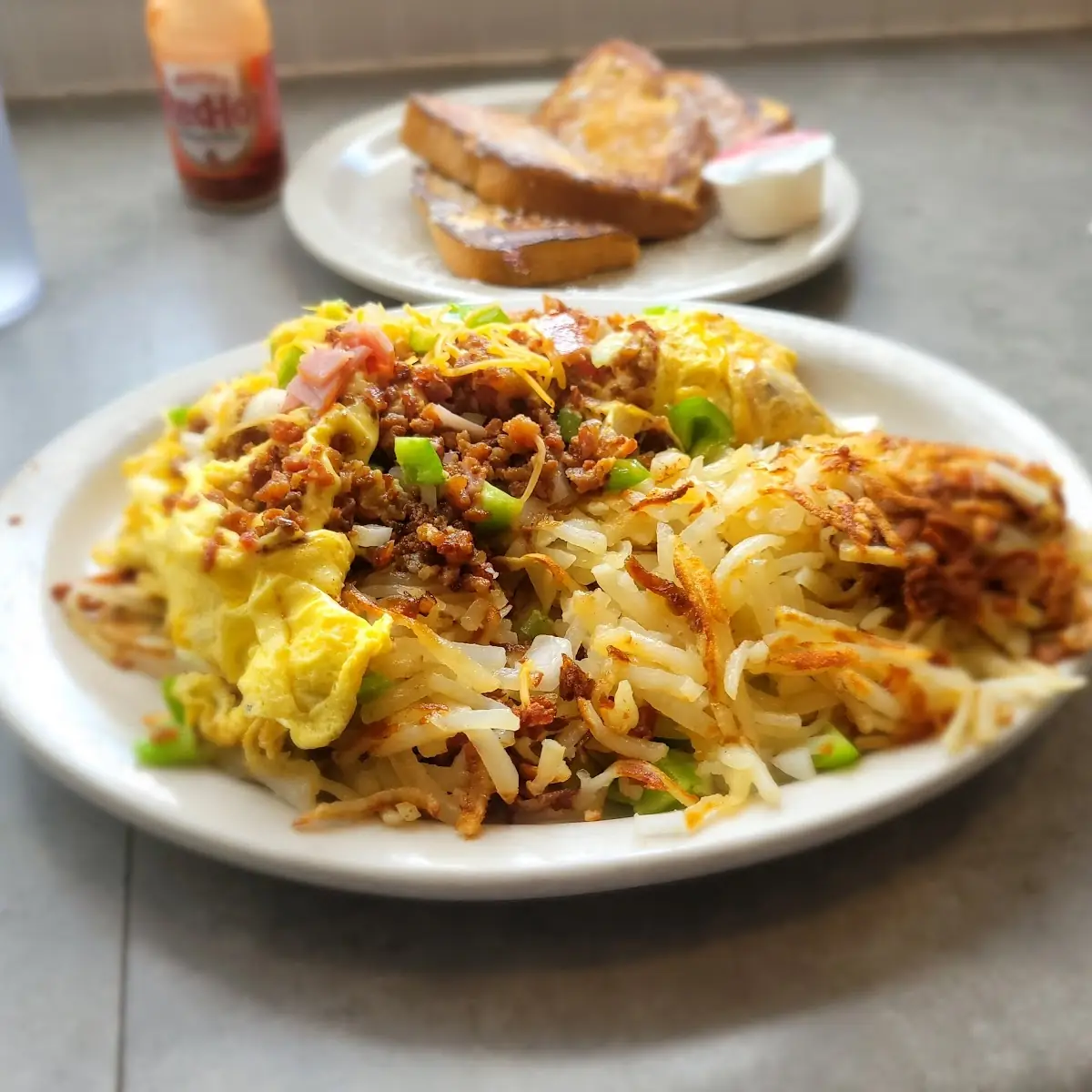 Denver Omelet with Hash Browns